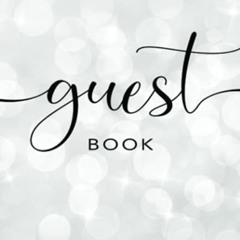[Download] EBOOK 💜 Wedding Guest Book | Elegant Silver Bokeh Guestbook Registry Sign