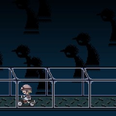 song 4 biking thru a dark tunnel dduring a fulll mmoon