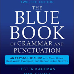 free EPUB 📩 The Blue Book of Grammar and Punctuation: An Easy-to-Use Guide with Clea