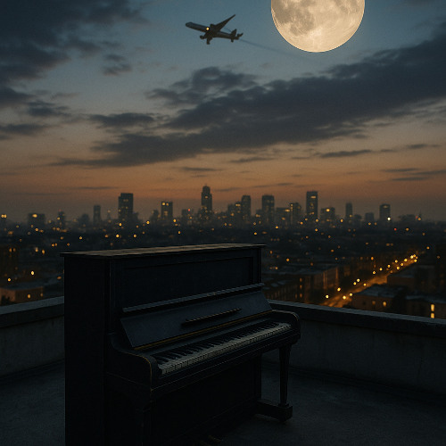 Piano on the rooftop