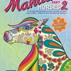 EPUB Mandala Colouring Book - Horses (part 2): 55 new animal motifs (horse theme