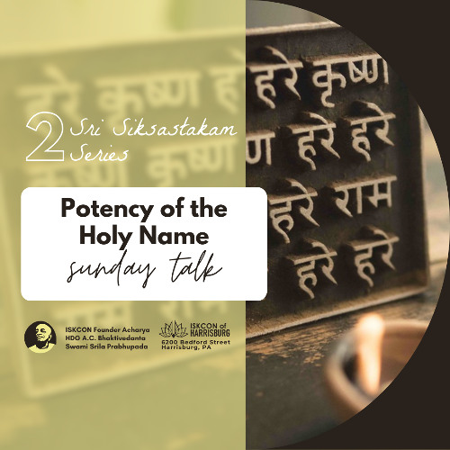 Pariksit Prabhu - SLF - Sri Siksastakam Verse 2 - Potency of the Holy Name - 2.2.2025