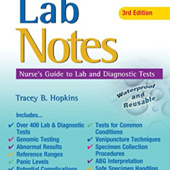 [DOWNLOAD] PDF 📂 LabNotes: Nurses' Guide to Lab & Diagnostic Tests by  Tracey Hopkin