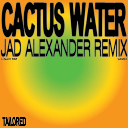 CHANNEL TRES - CACTUS WATER (JAD ALEXANDER REMIX)