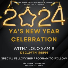 YA Meeting December 29th,2023  YA's new year celebration with Lolo Samir