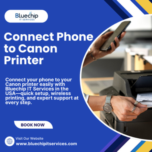 Connect Phone to Canon Printer in USA