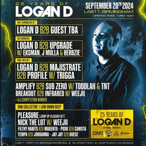DNB Collective Presents: 25 Years Of Logan D - W.E.B.S (DJ Comp entry)