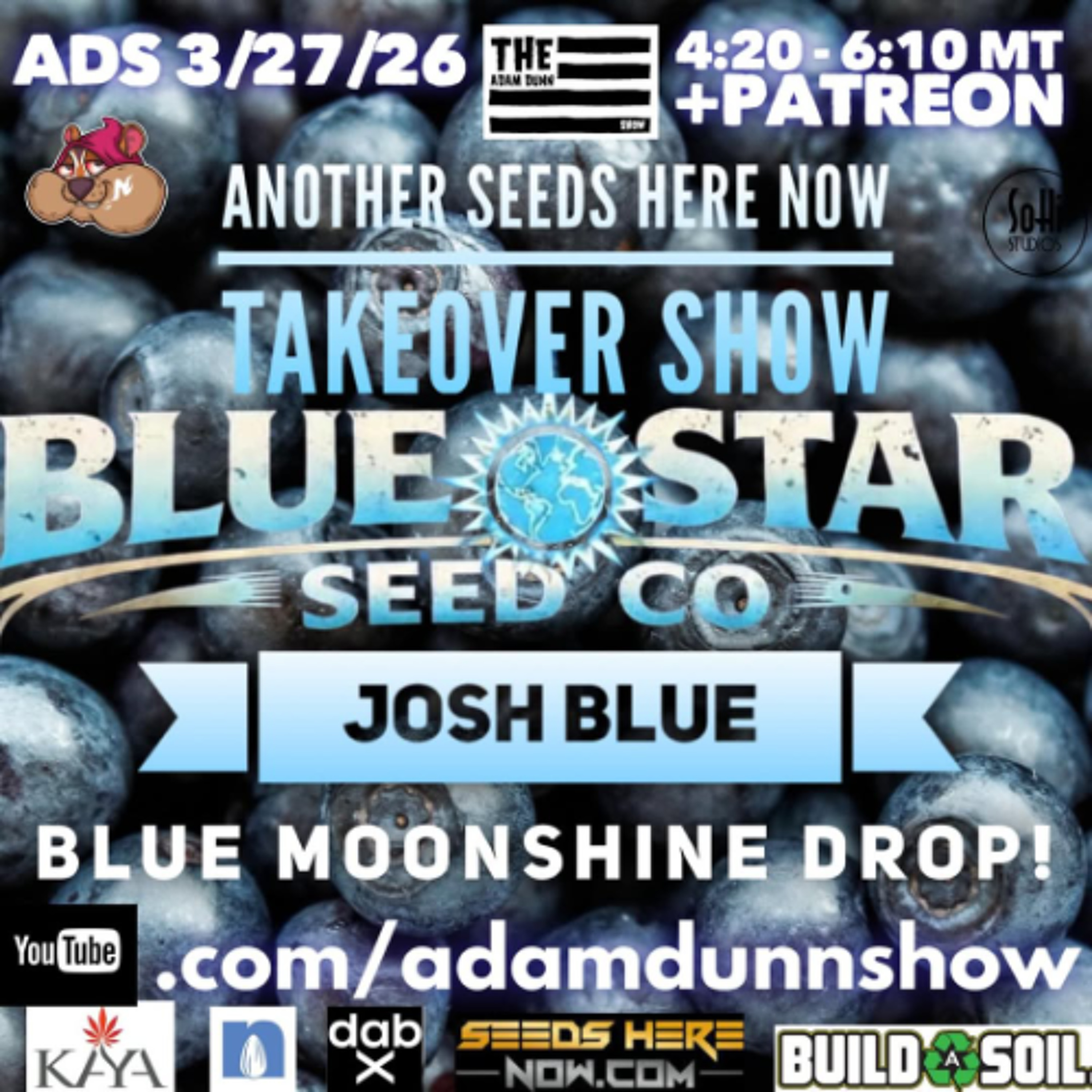 TADS032726 - Blueberry Moonshine Drop: Recreating the DJ Short Classics w/ Josh Blue TADS032726 - Blueberry Moonshine Drop: Recreating the DJ Short Classics w/ Josh Blue