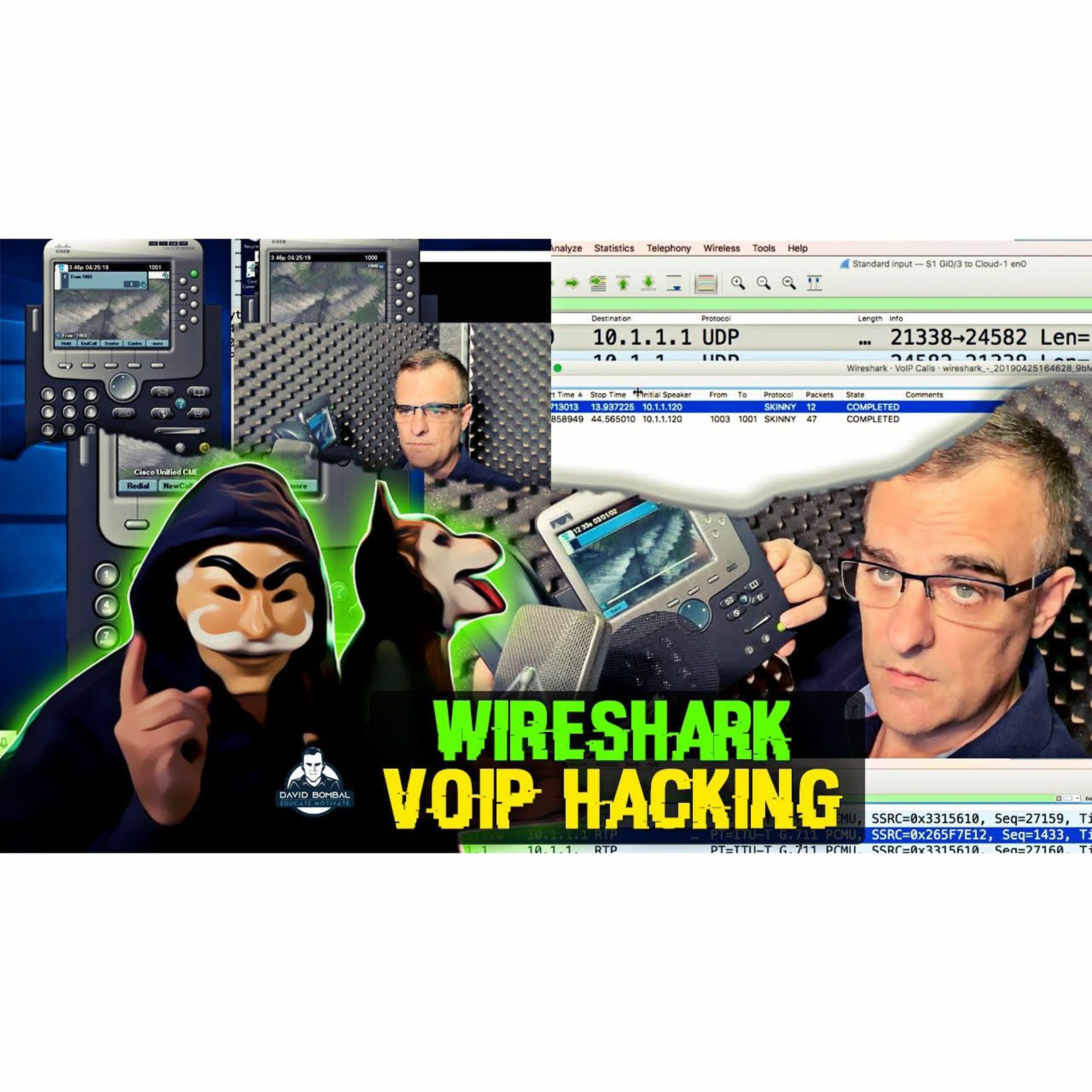 cover of episode #206: Wireshark VoIP call capture and replay