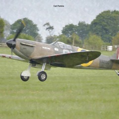 Spitfire aircraft  - taking off
