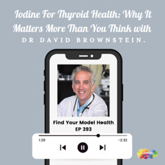 #393 Iodine For Thyroid Health; Why It Matters More Than You Think with Dr David Brownstein.
