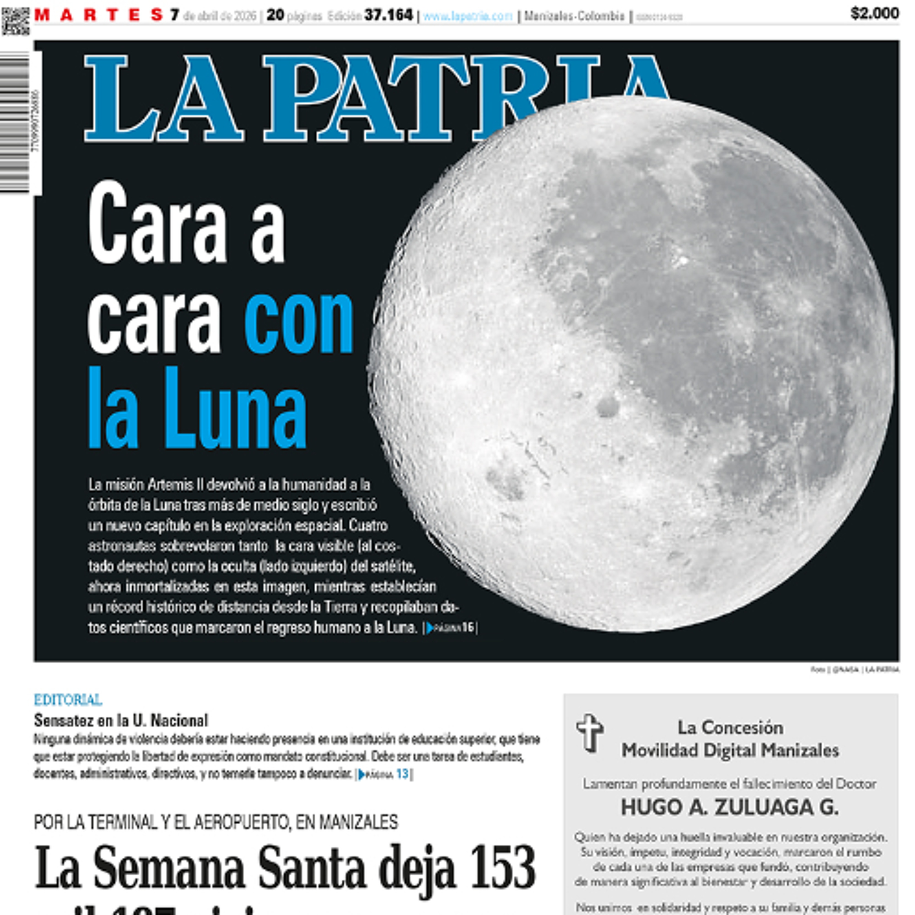 1. Titulares del informativo de la mañana - 7 de abril episode artwork