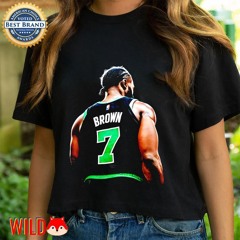Boston Celtics Jaylen Brown the Jays duo behind shirt
