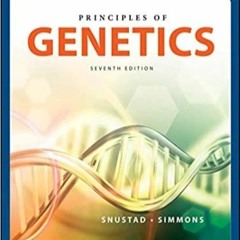 Principles Of Genetics By Snustad And Simmons Free |BEST| Download Pdf