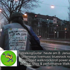 Konzert unterwegs heute am 8. Januar 2025 LIVE POWER Walknrocknrrollmusic WalkingGuitarMusic