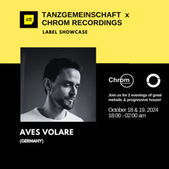 Aves Volare, live recorded @ ADE2024 (Chrom Recordings X Tanzgemeinschaft, Friday 18/10/2024)
