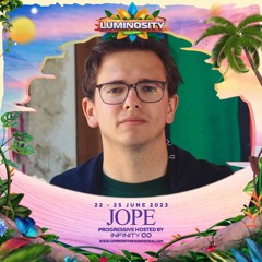 Jope LIVE @ INFINITY stage @ Luminosity Beach Festival 2023