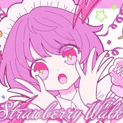 【フリーBGM】『Strawberry Walk』気分が上がるkawaiiエレクトロな曲【かわいい・明るい・お出かけ】