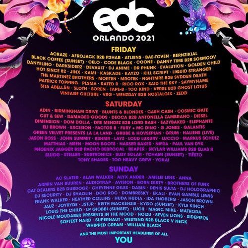 Stream Veteris Listen To Edc Orlando 21 Lineup Playlist Online For Free On Soundcloud