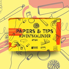 Fein gerollt, festlich verpackt - Der Papers & Tips Adventskalender 2024