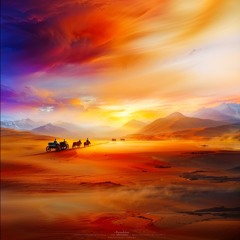 Caravan At Sunset