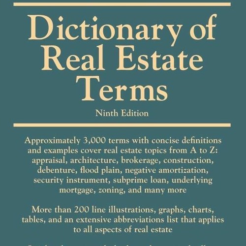 Stream [Doc] Dictionary of Real Estate Terms (Barron's Business