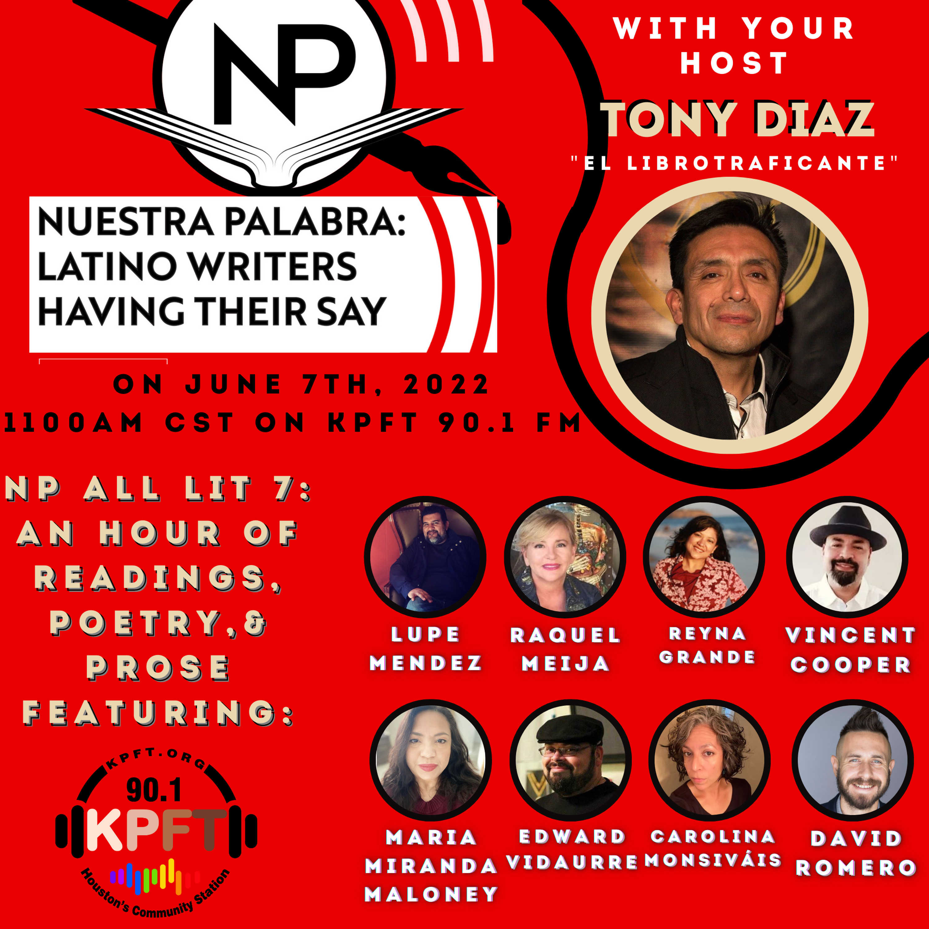Nuestra Palabra: Latino Writers Have Their Say w/ Tony Diaz
