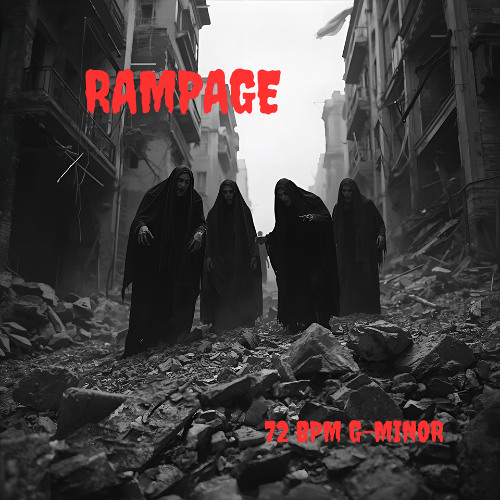 "RAMPAGE" DARK BOOM BAP TYPE BEAT 72 BPM G-MINOR
