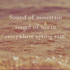 Sound of mountain [naviarhaiku 487]