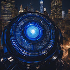 Blue lights