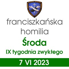 Homilia: środa IX tygodnia - 7 VI 2023 (o. Mateusz Stachowski)