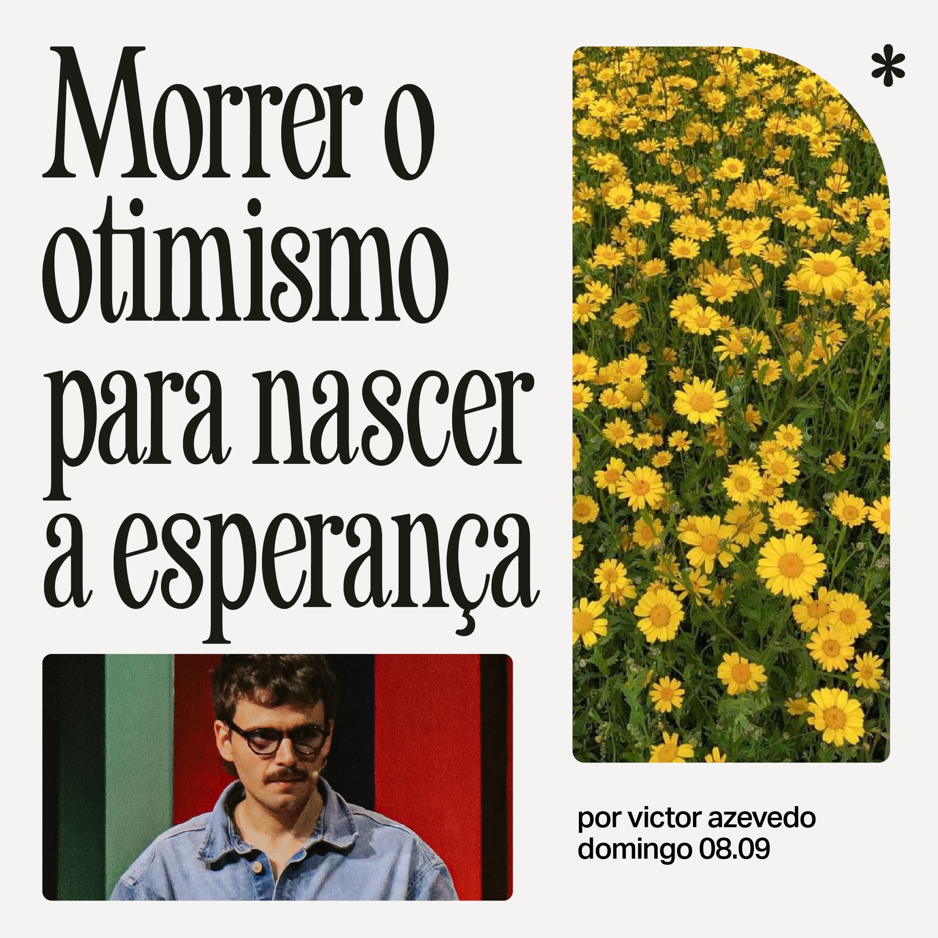 Morrer o otimismo para nascer a esperança | Igreja Por Amor | Victor Azevedo | 08.09.2024 episode artwork