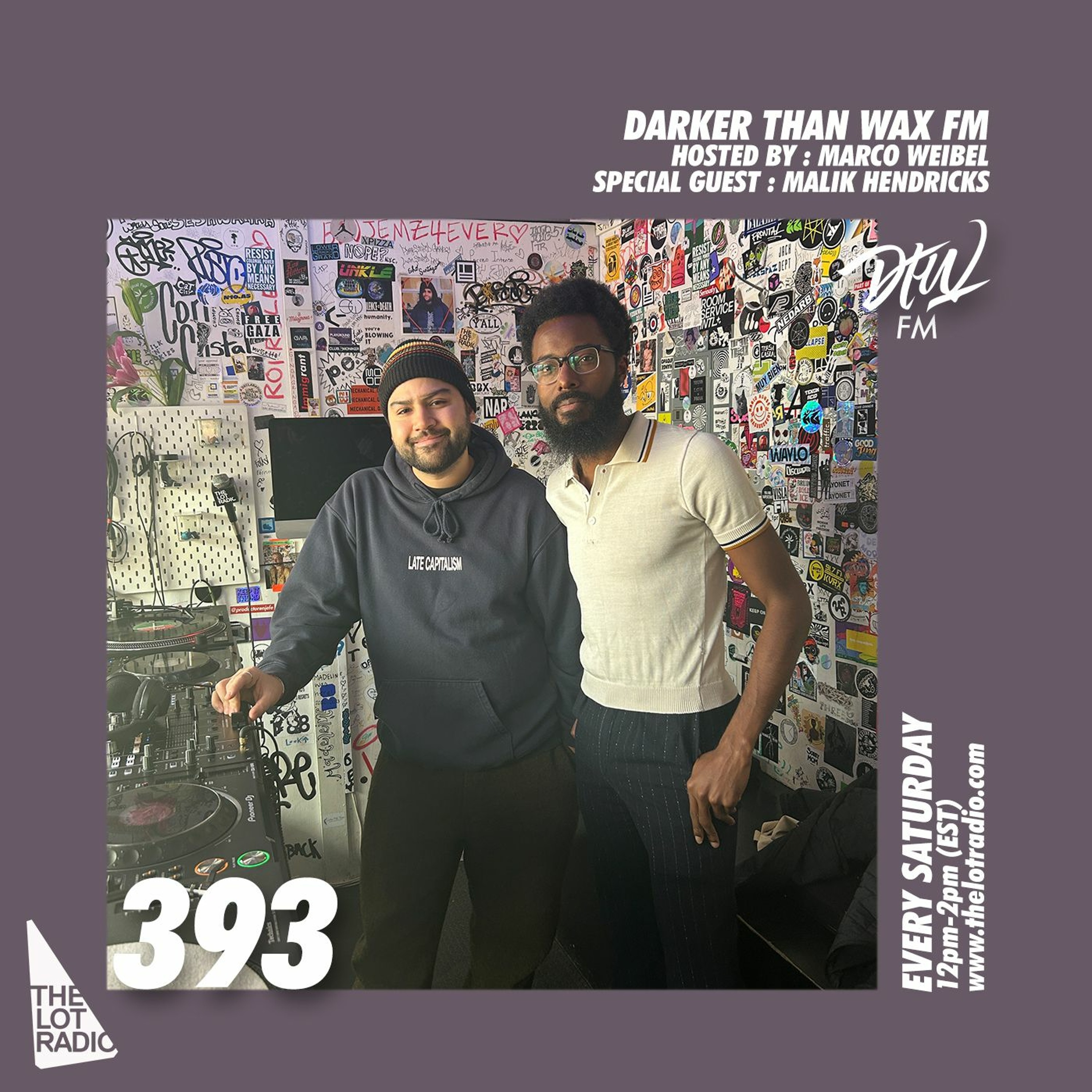 Darker Than Wax FM #393 w/ Marco Weibel & Malik Hendricks • 2nd December 2023