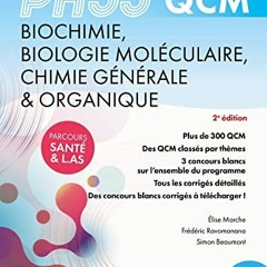 TÉLÉCHARGER PASS Tout en QCM Biochimie, Biologie moléculaire, Chimie organique - 4e éd. : PASS e