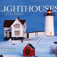 Get KINDLE PDF EBOOK EPUB Lighthouses of the World 2015 Double-View Easel Wyman by un