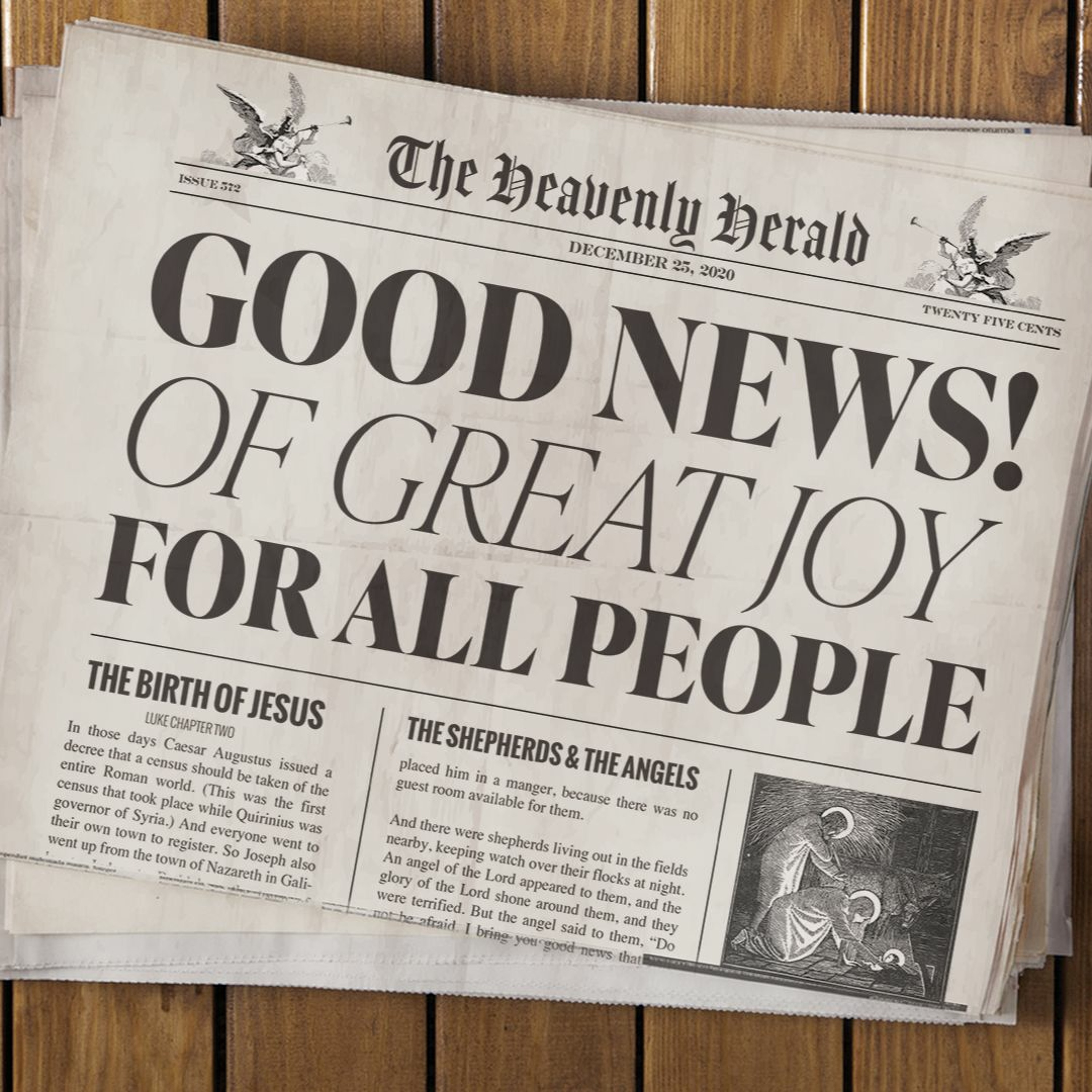 Good News, God Saves | Good News. Great Joy. All People. | Janet Galante