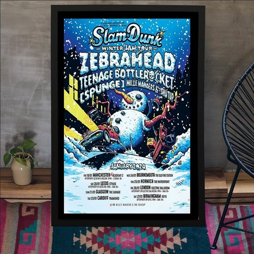Stream Zebrahead Tour Winter Jam January 2024 Poster by Hoolatee