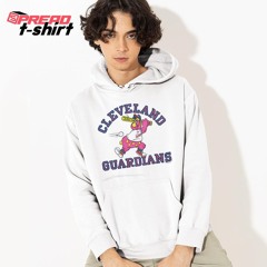 Cleveland Guardians mascot Slider player baseball shirt