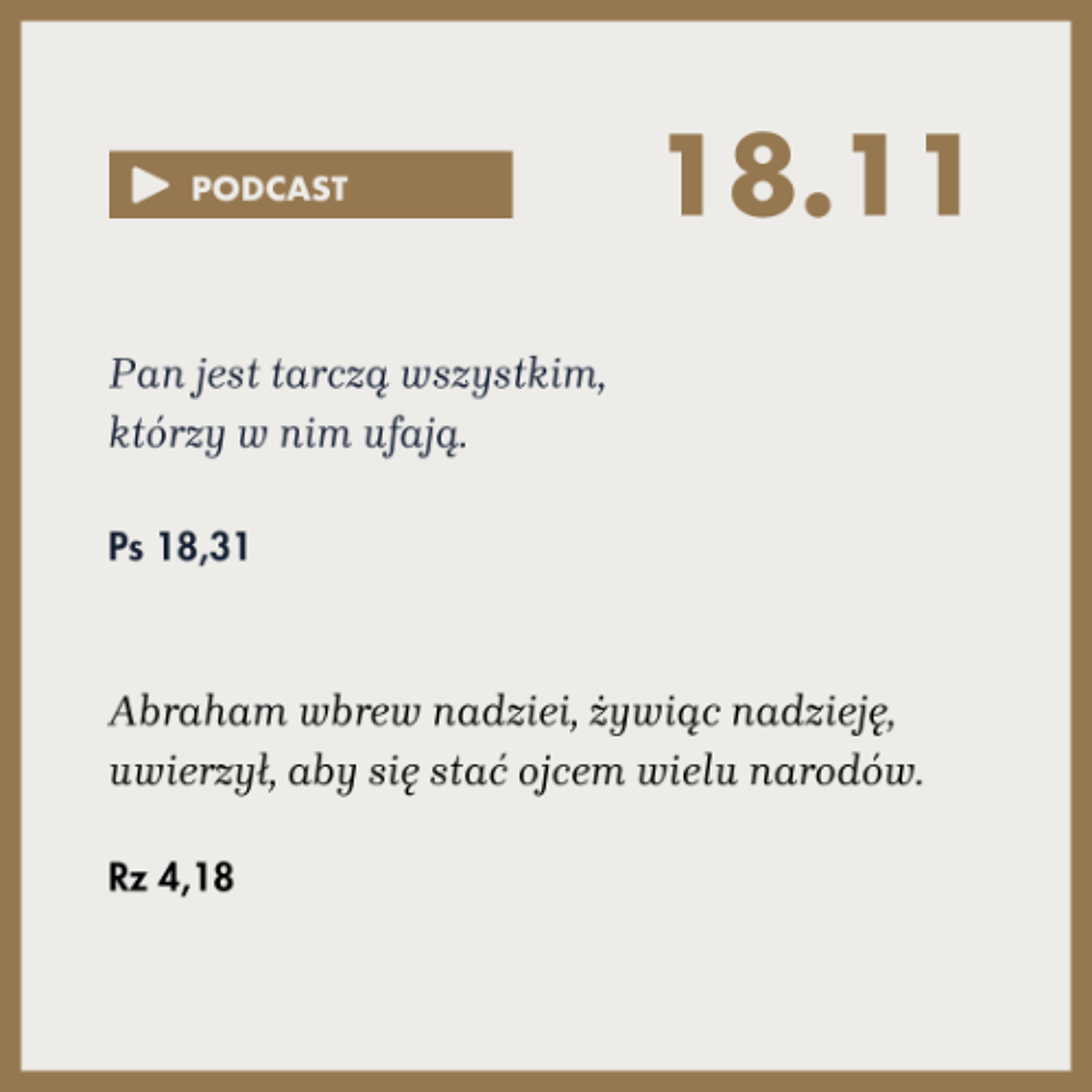 Poranek ze Słowem na 18 listopada 2025 episode artwork