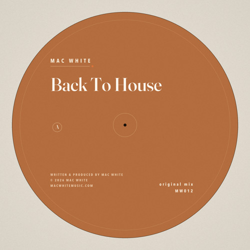 Back To House — cover art