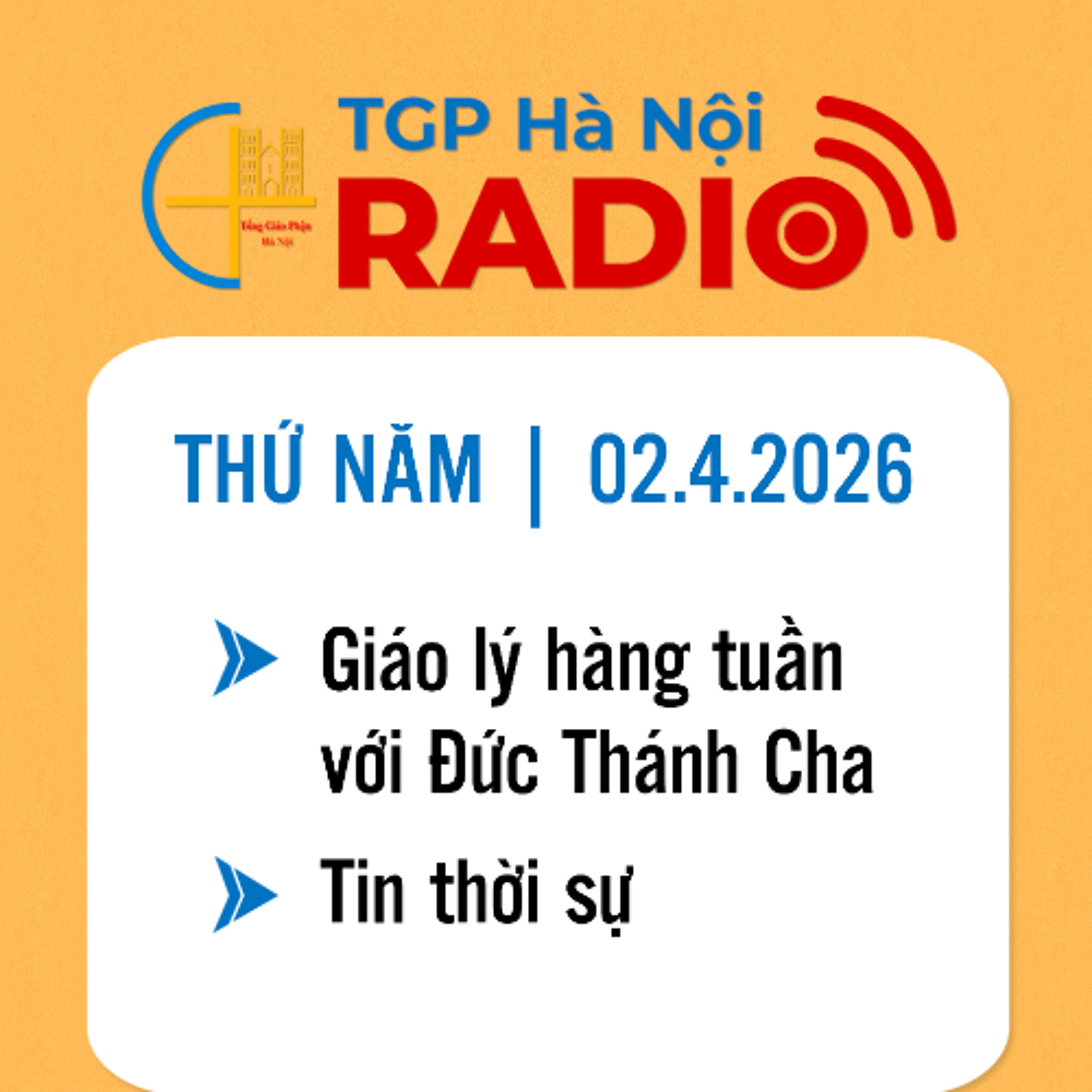 Thứ Năm ngày 02/4/2026