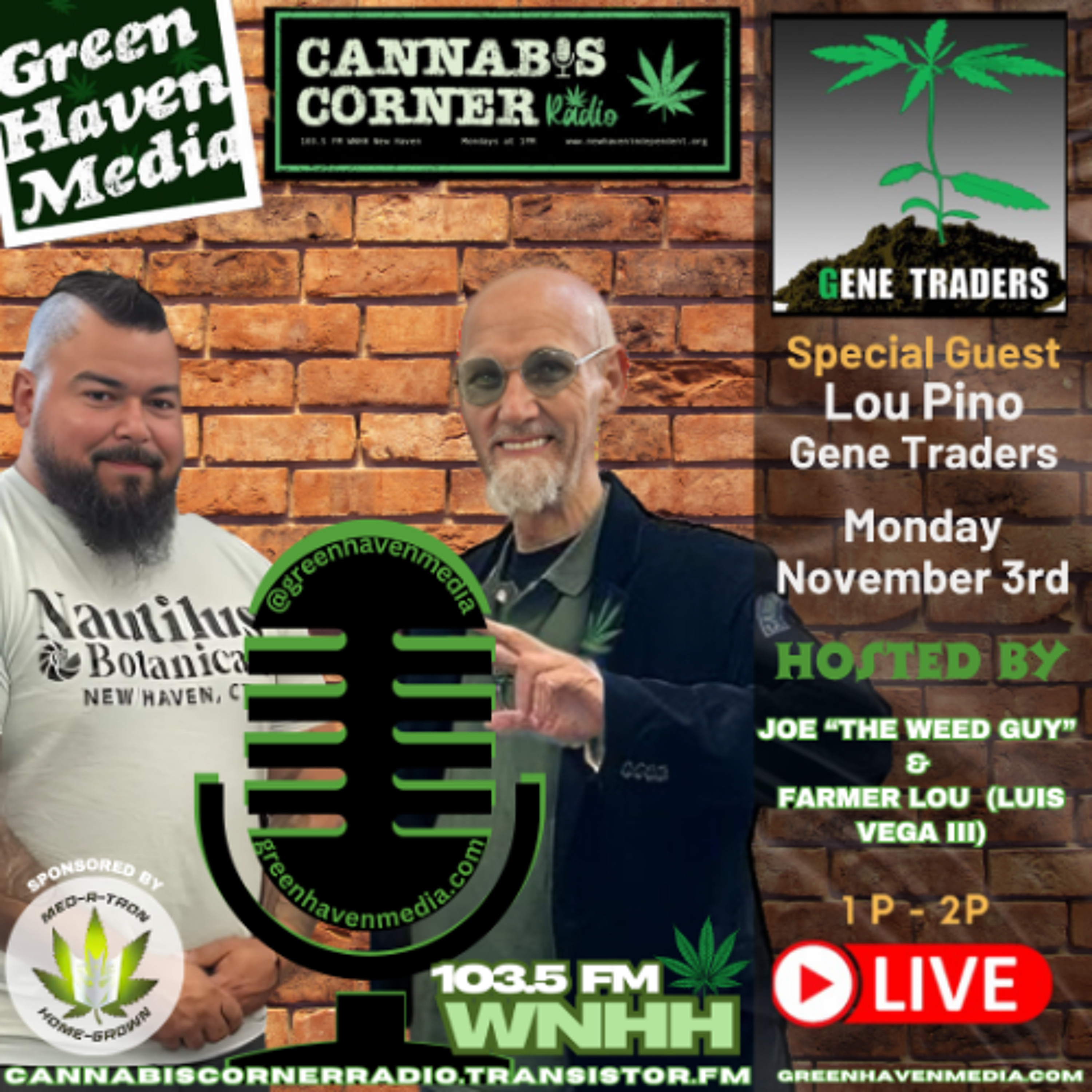 Cannabis Corner Radio: Nov 3, 2025 episode artwork