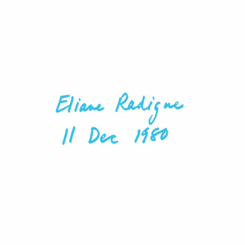 Stream Eliane Radigue Triptych (World Premier) 11 Dec 1980