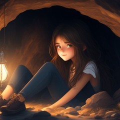 The Girl, The Bear, and the Cave