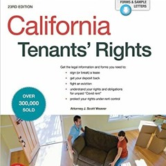 READ KINDLE PDF EBOOK EPUB California Tenants' Rights by  J. Scott Weaver Attorney 🗂