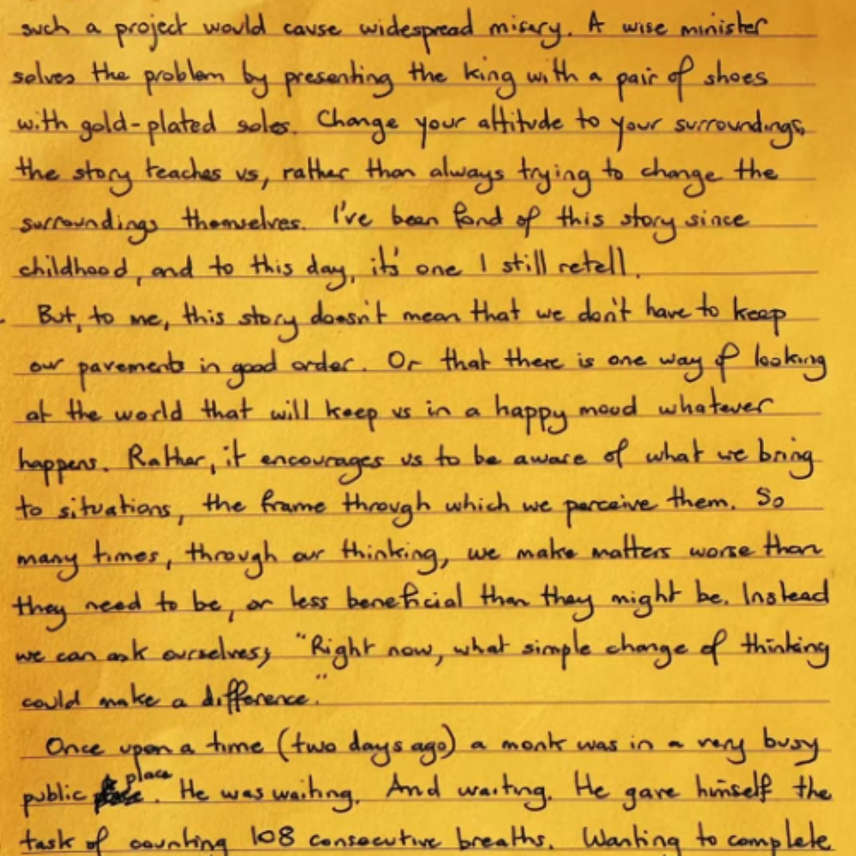 Nutrimento del cuore - Foglietto Giallo del 13 gennaio 2026 sul nostro atteggiamento  verso ciò che ci accade