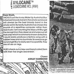 Xylocaine - Live @ Unhappy Valley 1995 (Tape Side A)