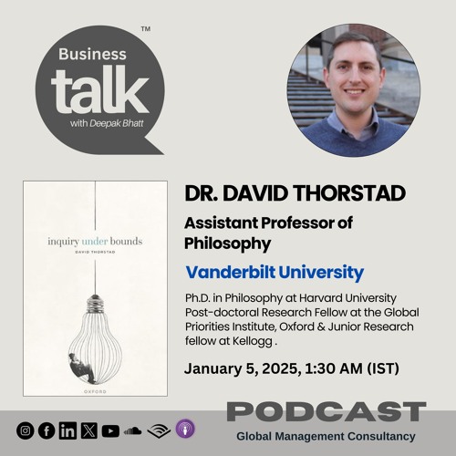 Unlocking Inquiry Dr. David Thorstad’s Guide to Boundless Thinking