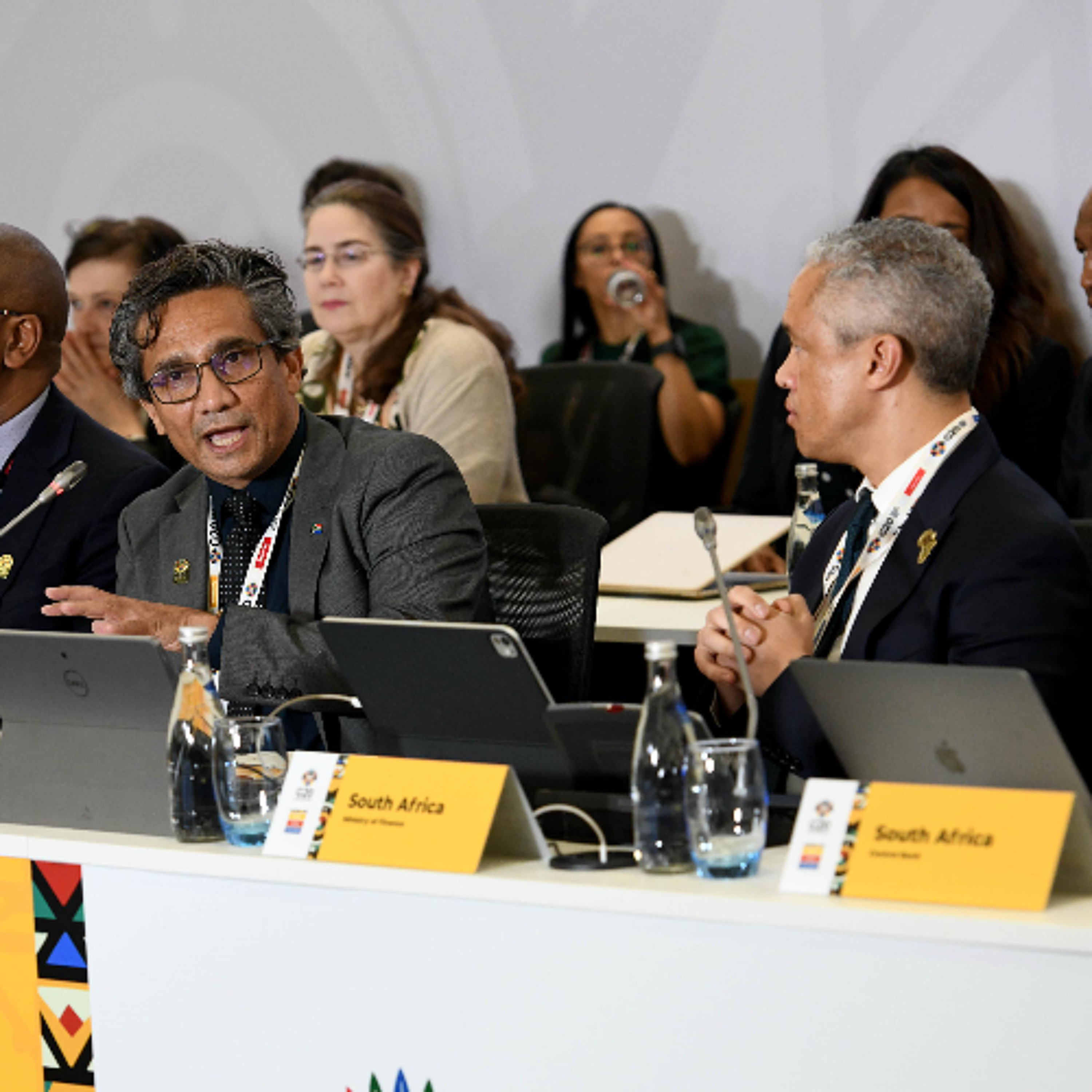 SA G20 Sherpa Mr Zane Dangor opening the joint Sherpa, Finance & Central Bank Deputies meeting