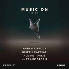 Ale De Tuglie B2B Frank Storm x Music On @ Pacha Ibiza - 27.09.24